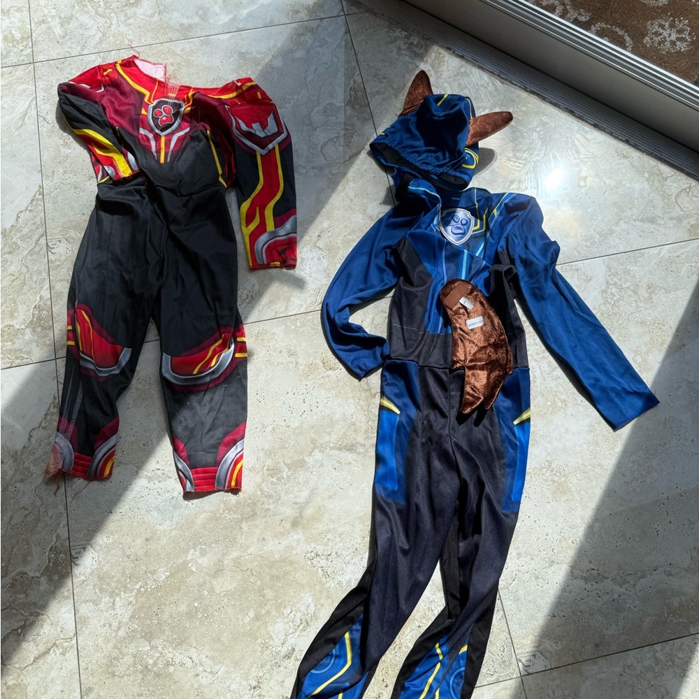 Kids paw Patrol Costume Set - Chase  and Marshall